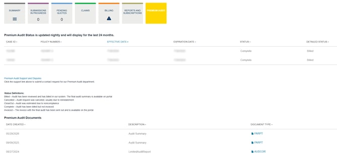 PremiumAudit_Summary_Agents